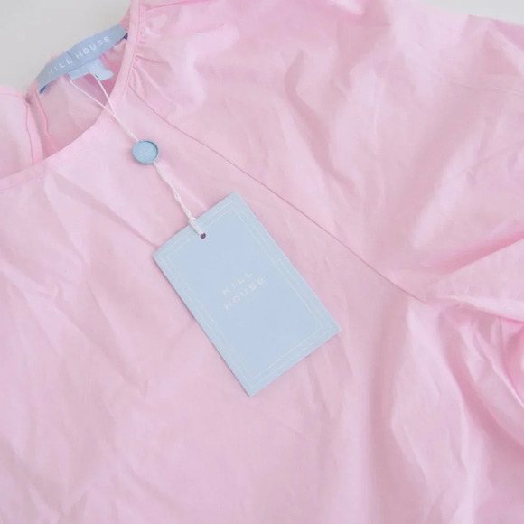 Hill House Ballerina Pink  The Francesca Top 100% Cotton Size Small NWT - Picture 9 of 13